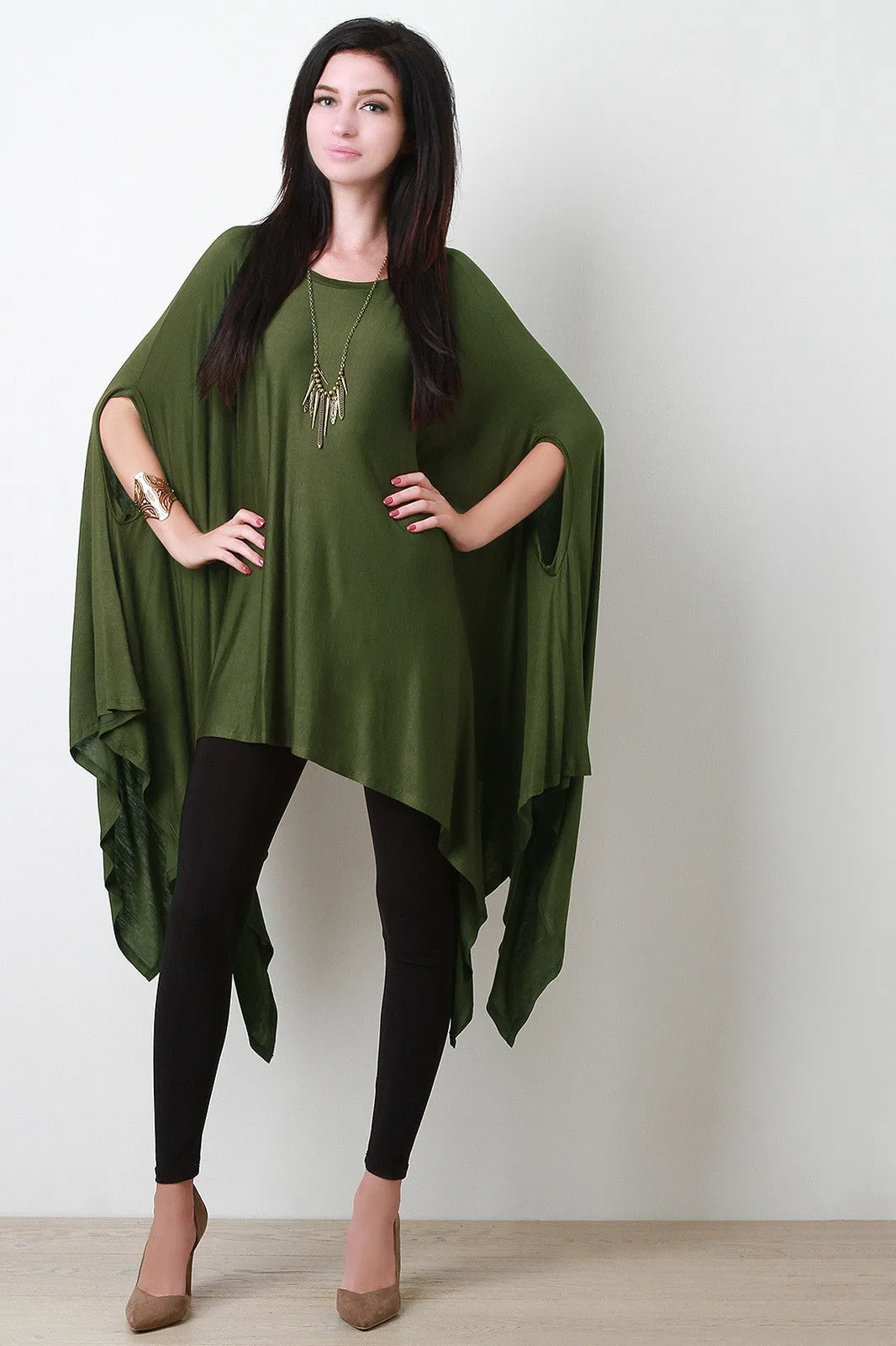 Drape Poncho Top