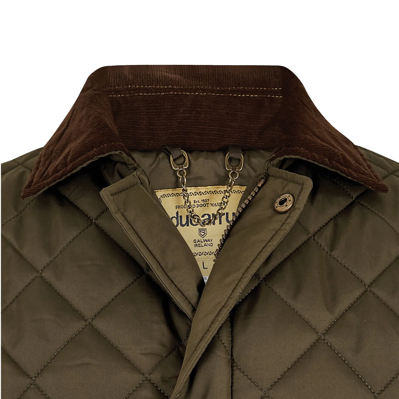 Dubarry Mountusher Quilted Jacket Olive