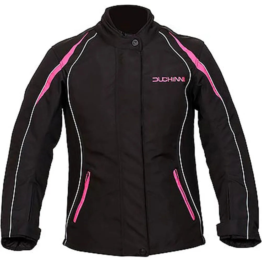 Duchinni Vienna Ladies Textile Jacket Black / Pink