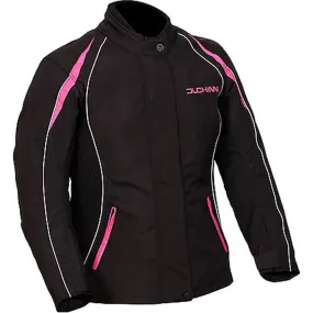 Duchinni Vienna Ladies Textile Jacket Black / Pink