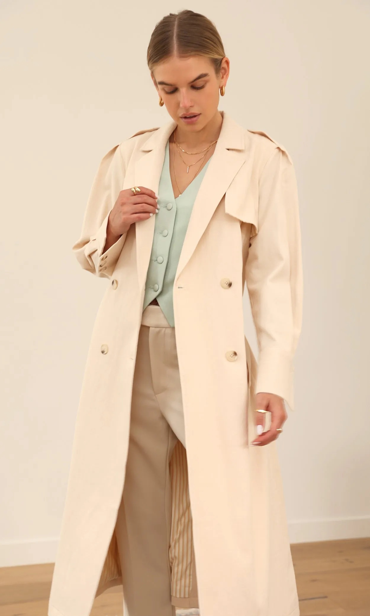 Edith Trench Coat