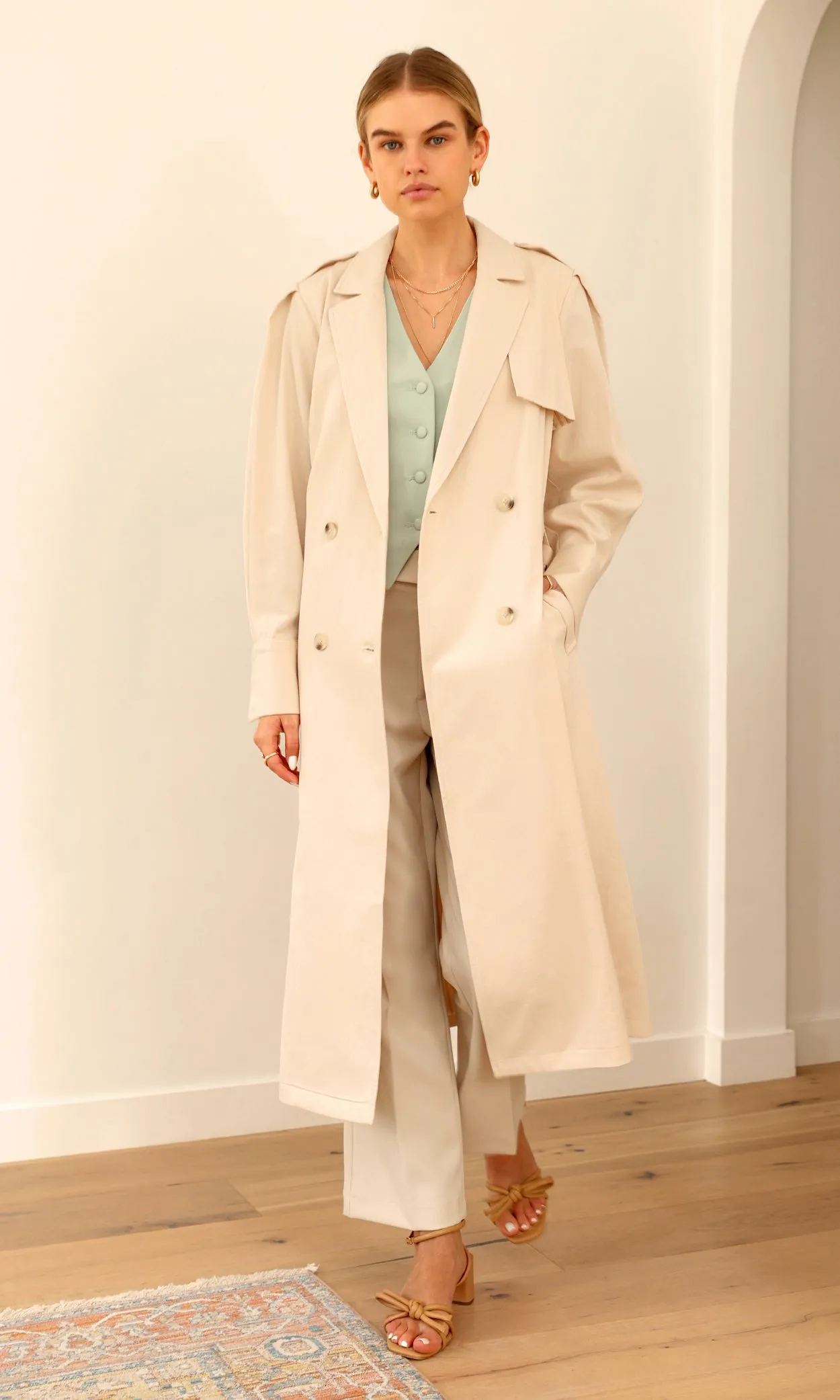 Edith Trench Coat