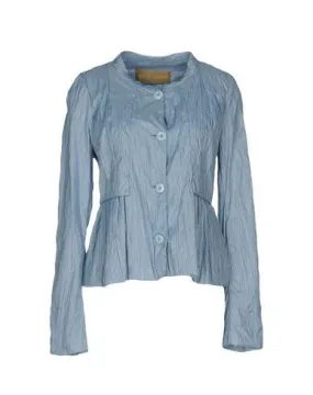 Ermanno Di Ermanno Scervino Women Jacket Pastel blue 12 UK