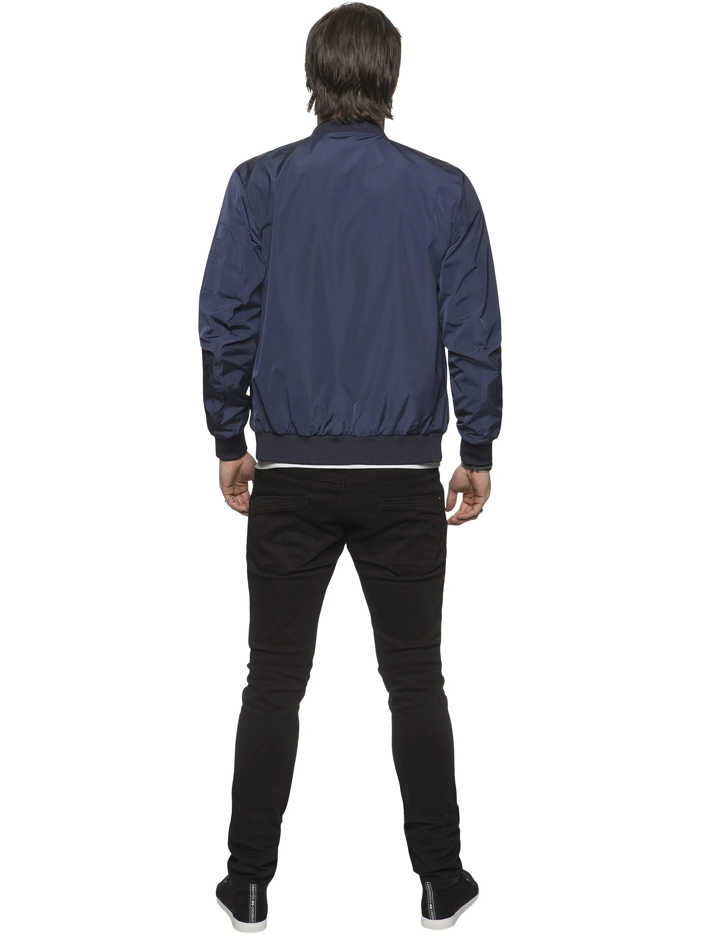 ETO | Mens Designer Move Black & Navy  Jacket