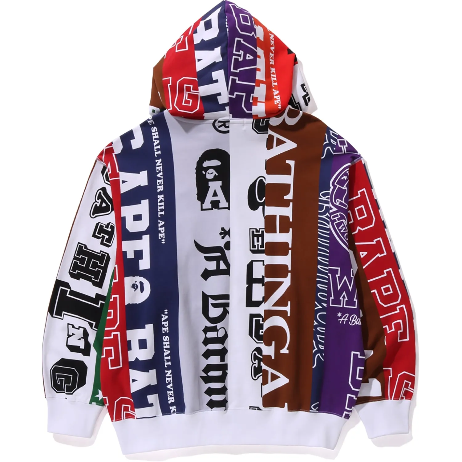 FANS SCARF FULL ZIP HOODIE MENS