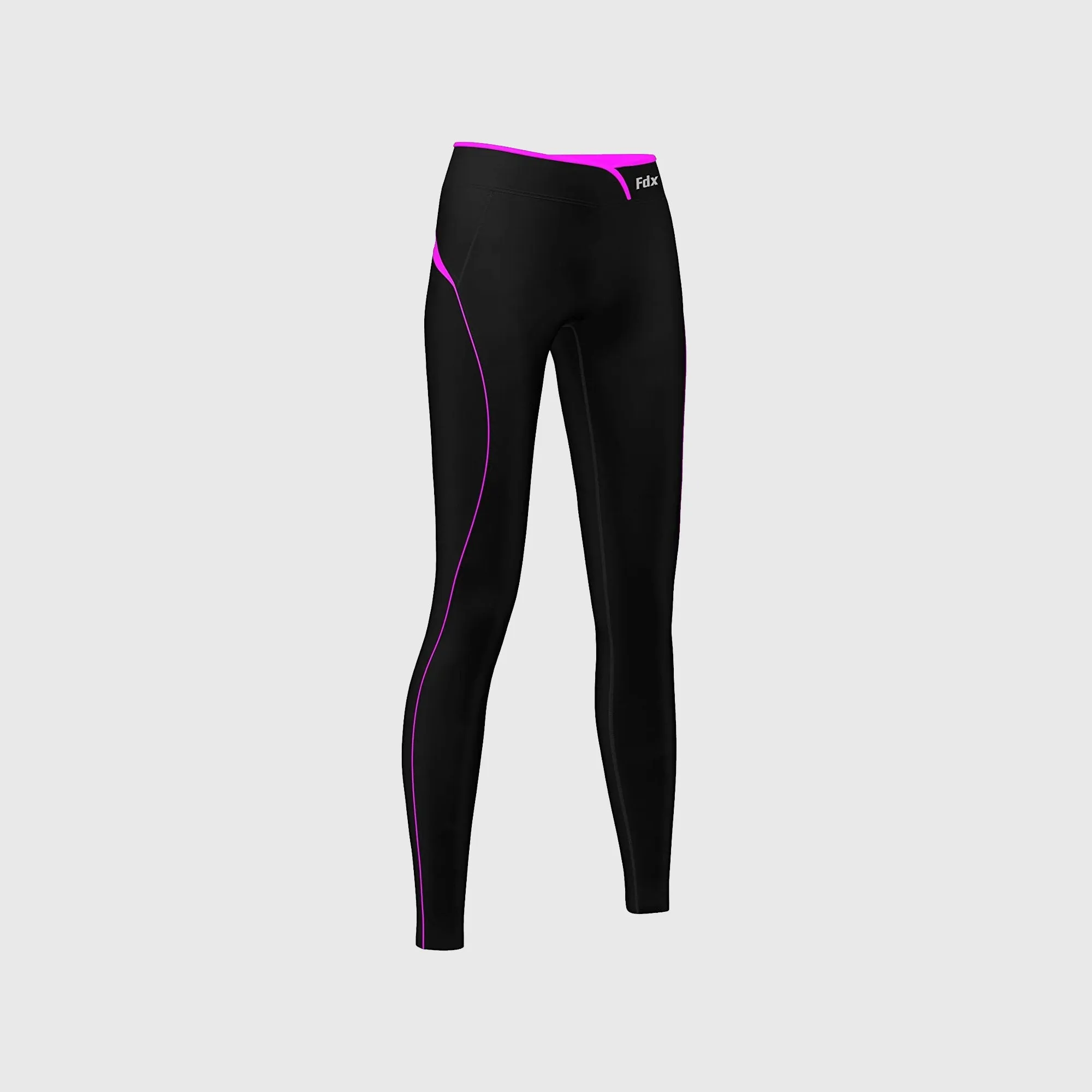 Fdx P2 Pink Women's & Girl's Thermal Base Layer Winter Compression Leggings