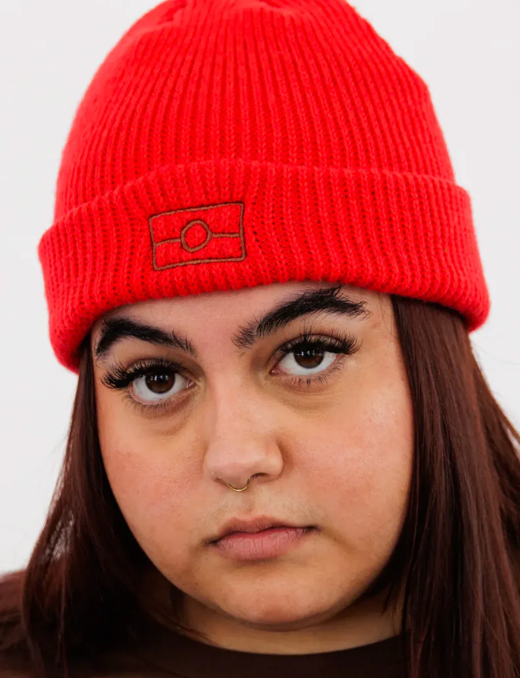 FLAG BEANIE - RED