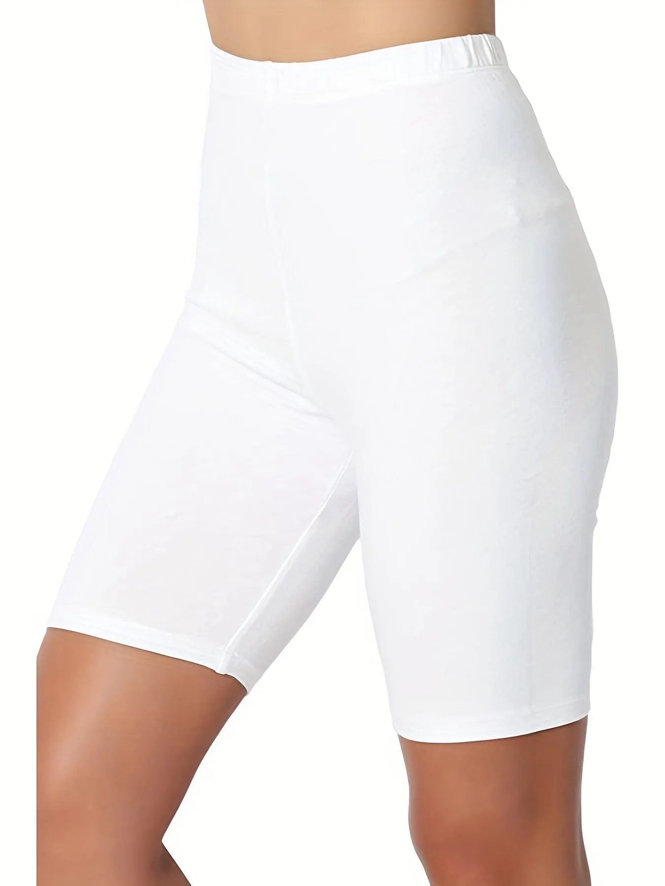 Flattering High Waist Bike Shorts for Womens Casual Wear