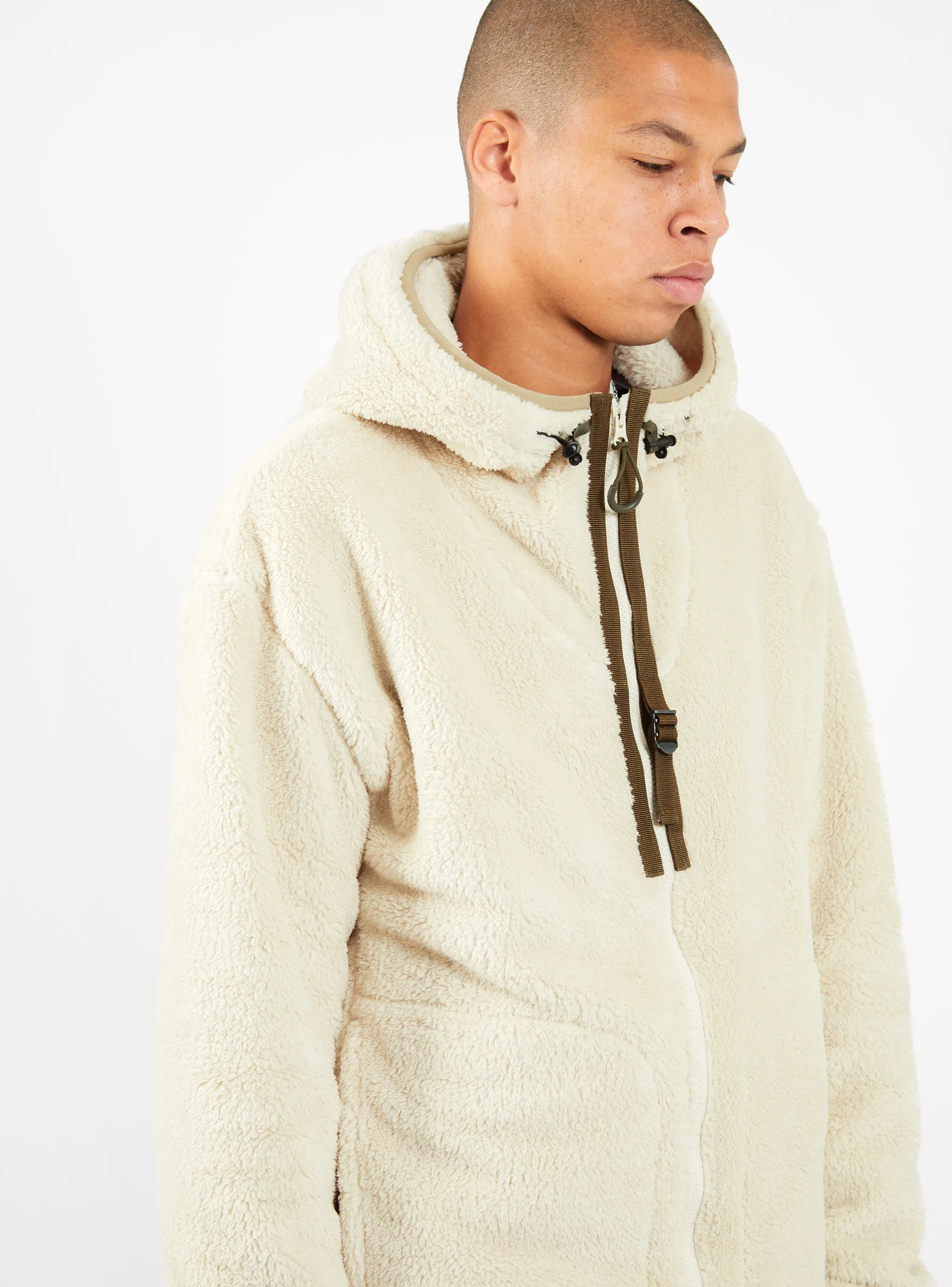 Fleece Hoodie Sand