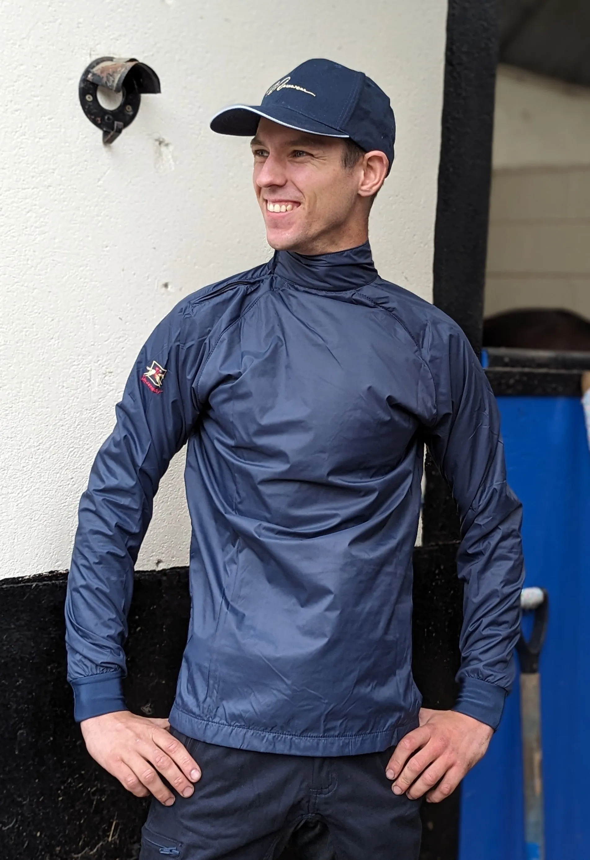 Fleece Riding Top Navy By Pc Racewear