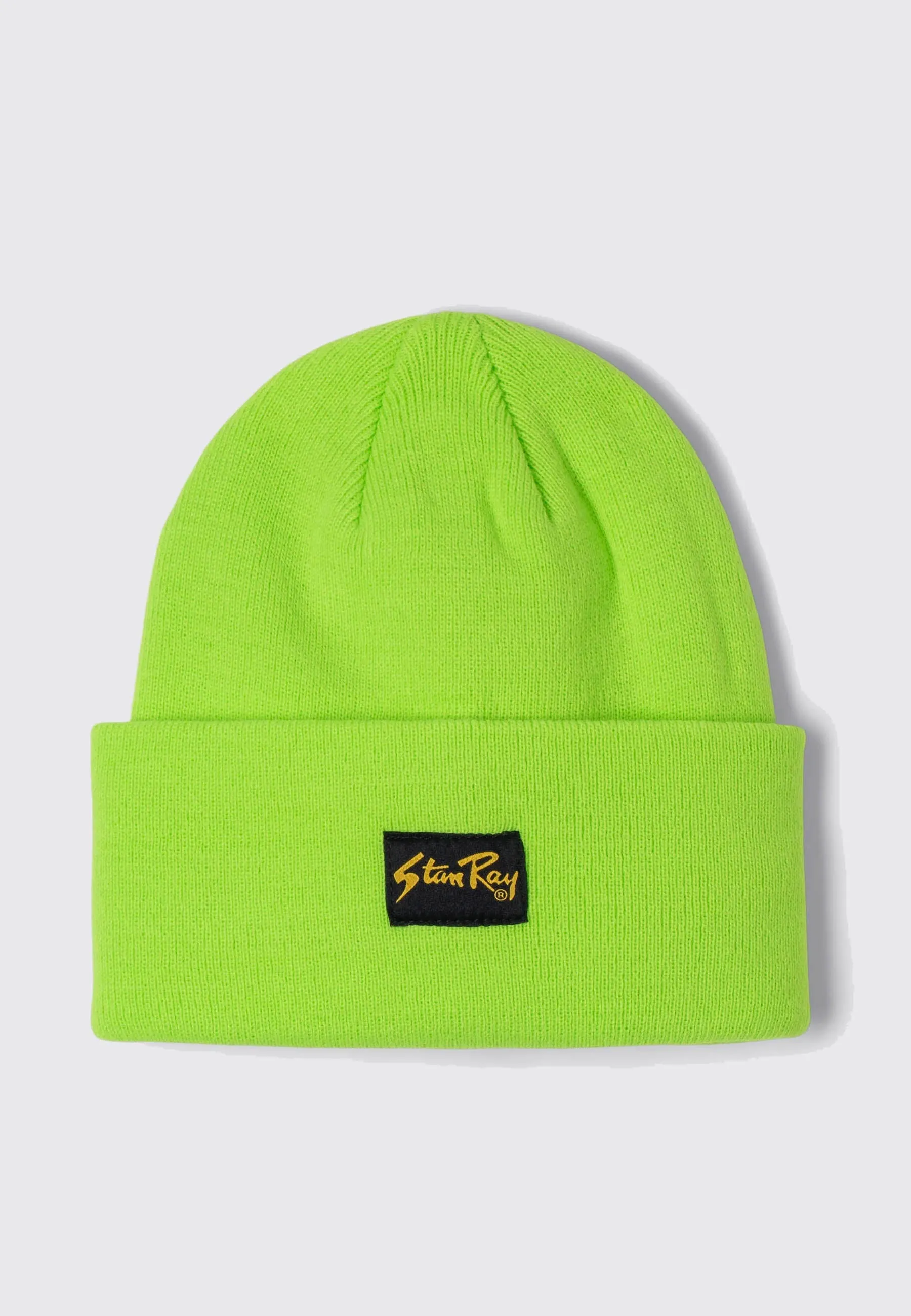 Fold Beanie - Lime