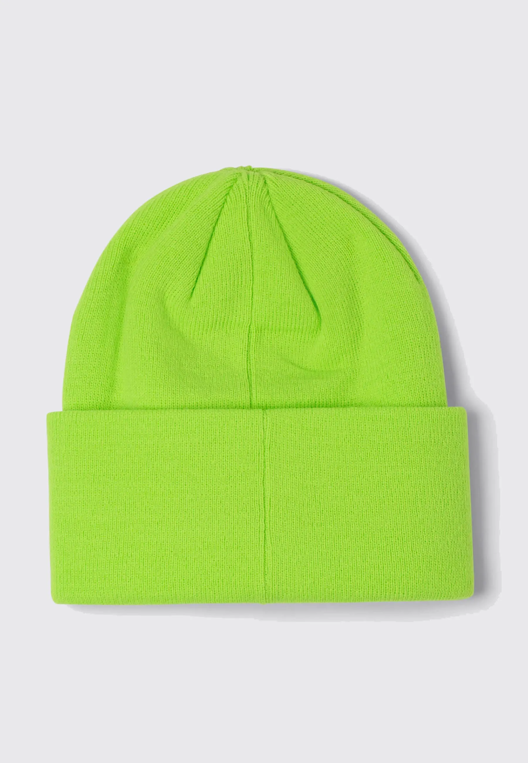 Fold Beanie - Lime