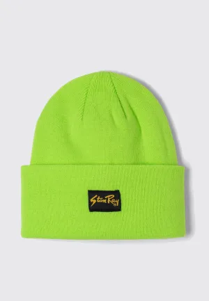 Fold Beanie - Lime