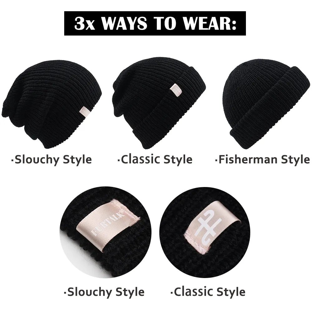 FURTALK Winter Women Slouchy Beanie Hat Drop Shipping HTWL031