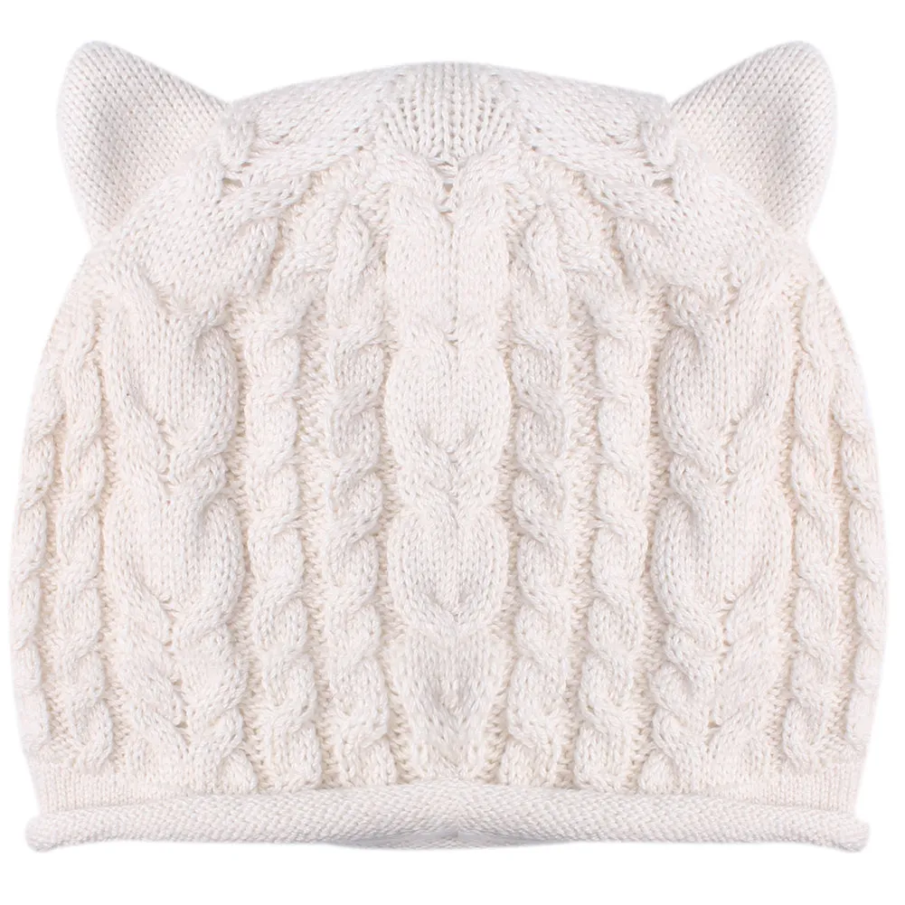 FURTALK Women Winter Cat Ear  Beanies Hat  Drop Shipping B012