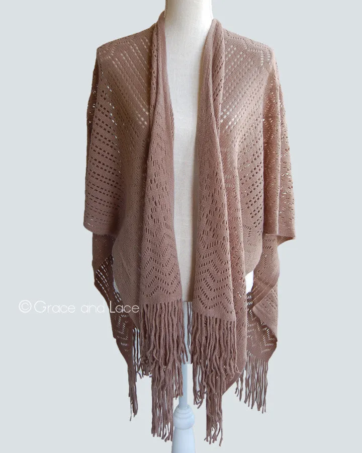 Grace & Lace Fringe Kimoncho