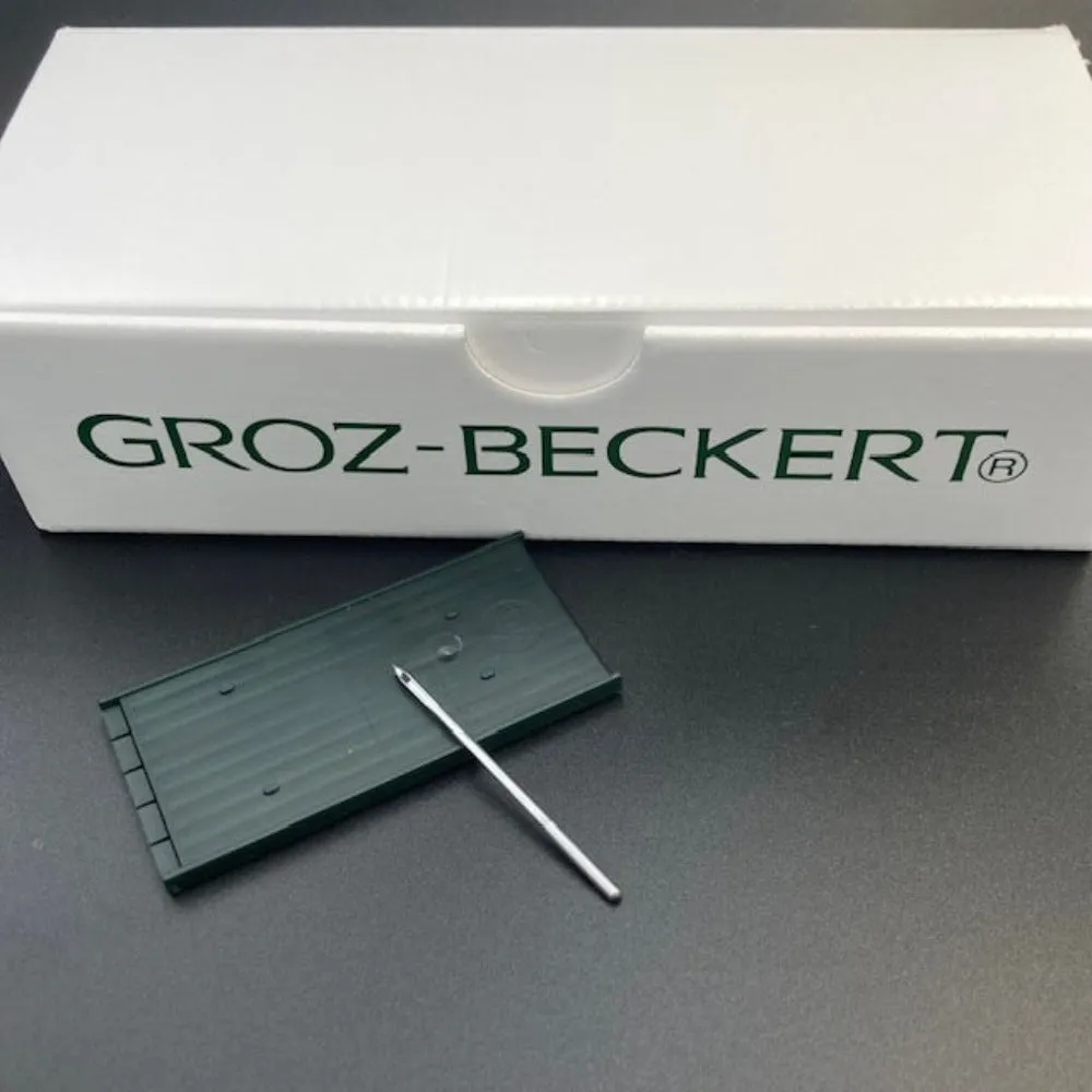 Groz Beckert Needle - 743752 | 190/150 SC/MTX190 (Size:160/23 "R-point") Straight needle with Single Groove and Scarf