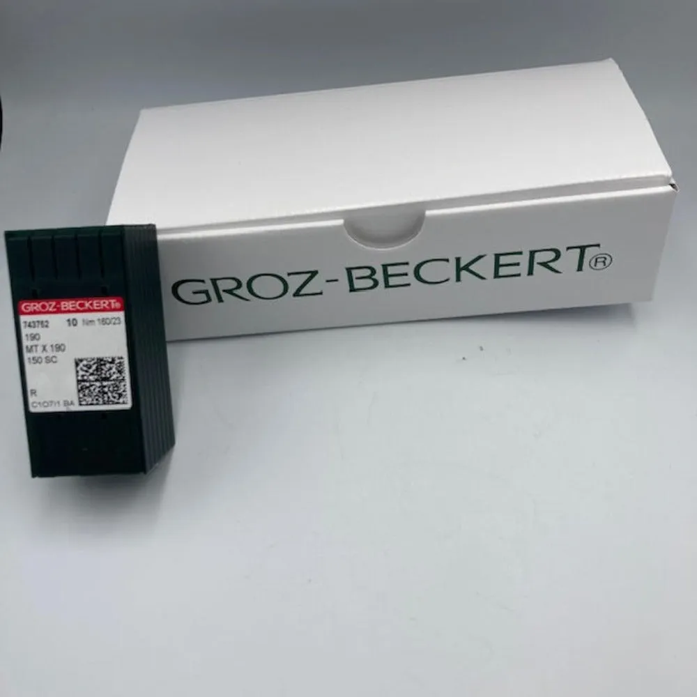 Groz Beckert Needle - 743752 | 190/150 SC/MTX190 (Size:160/23 "R-point") Straight needle with Single Groove and Scarf