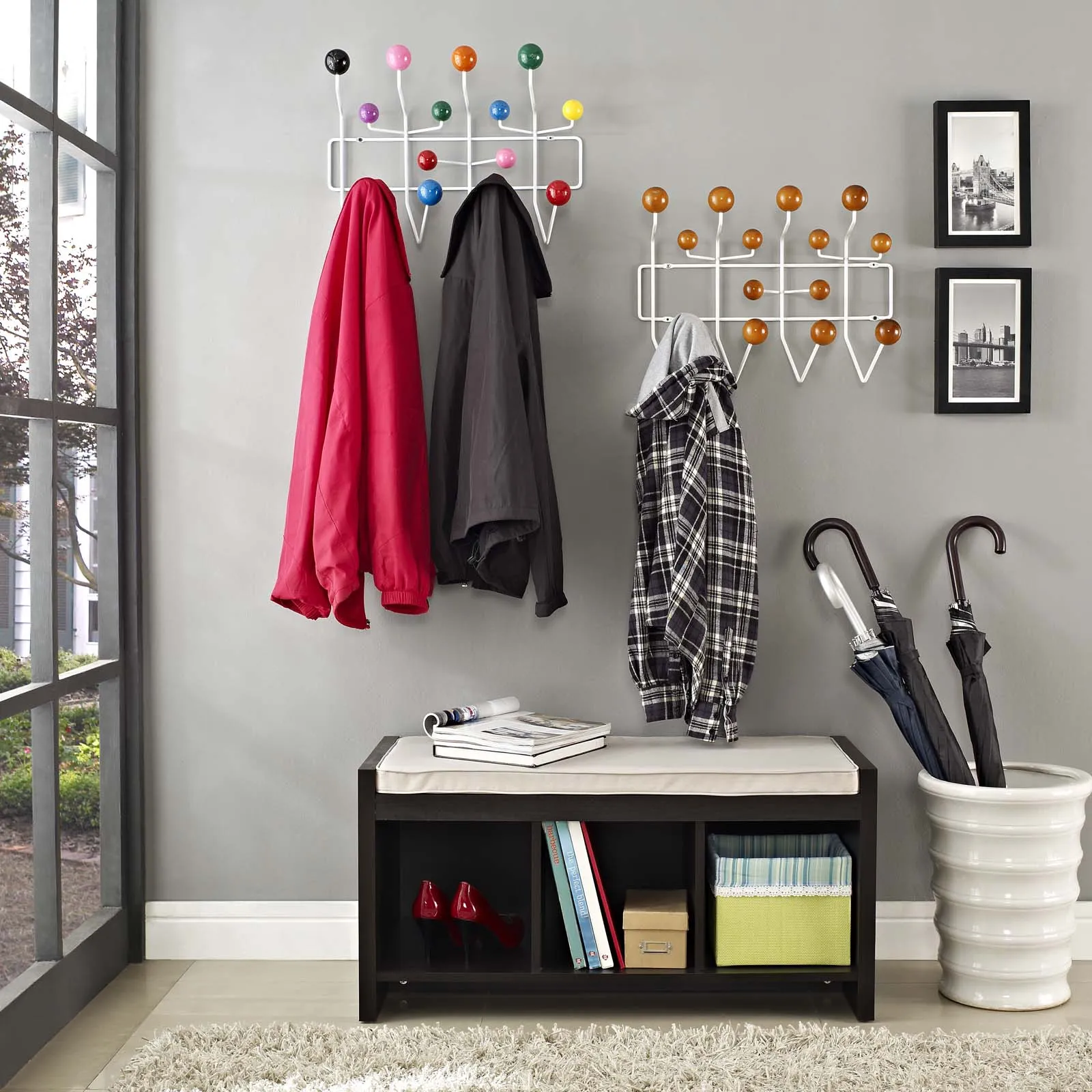 Gumball Coat Rack Multicolored EEI-216-MULTI