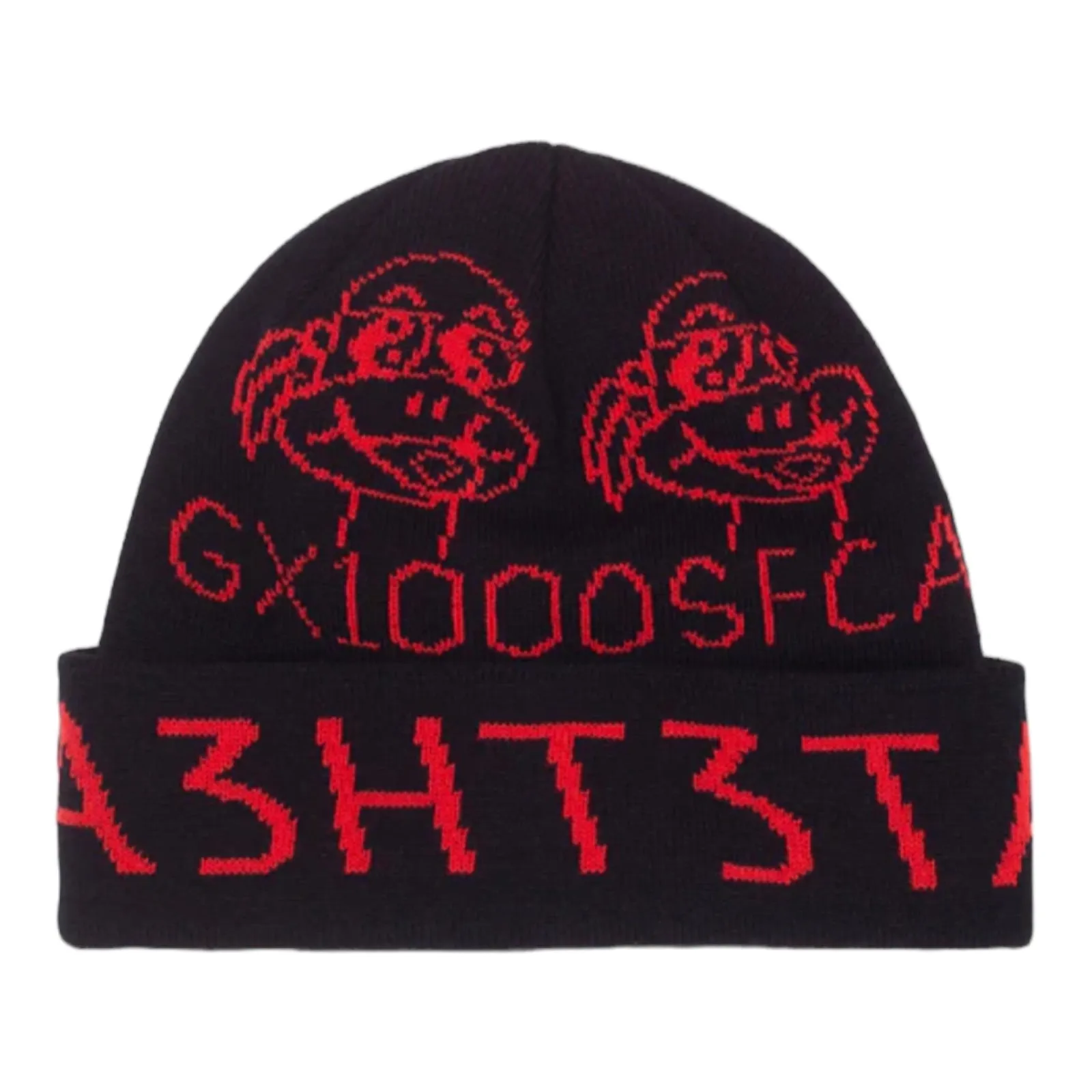 GX1000 61 Beanie [Black / Red]