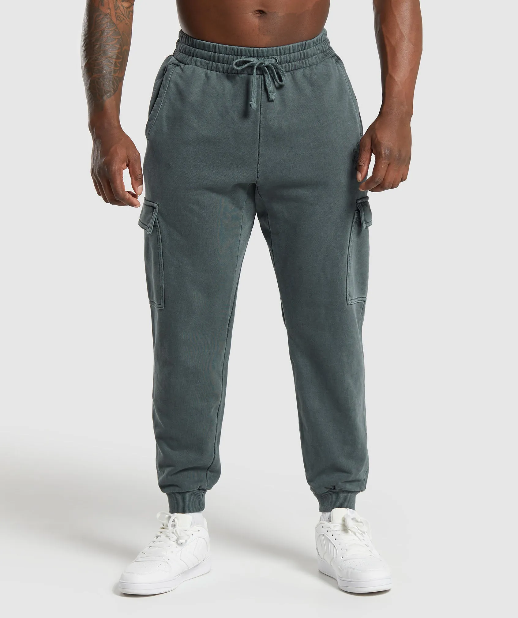 Gymshark Premium Legacy Cargo Pants - Cargo Teal