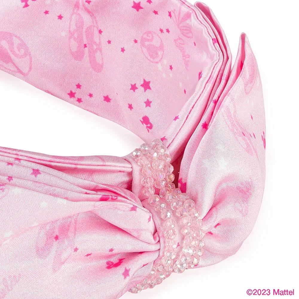 Hair Drama Co HDC x Barbie Crystal Bow Hair Band - Pink