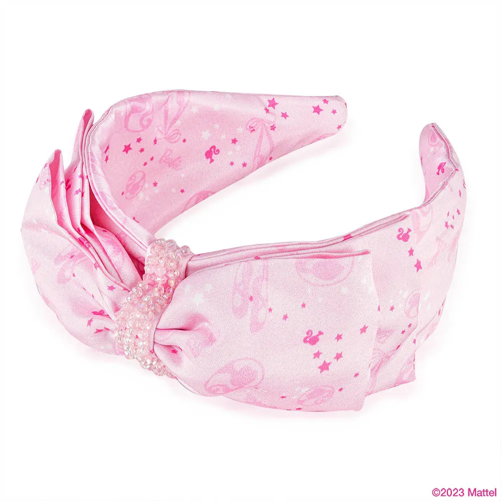 Hair Drama Co HDC x Barbie Crystal Bow Hair Band - Pink