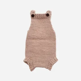 Hand-knit Romper, Blush