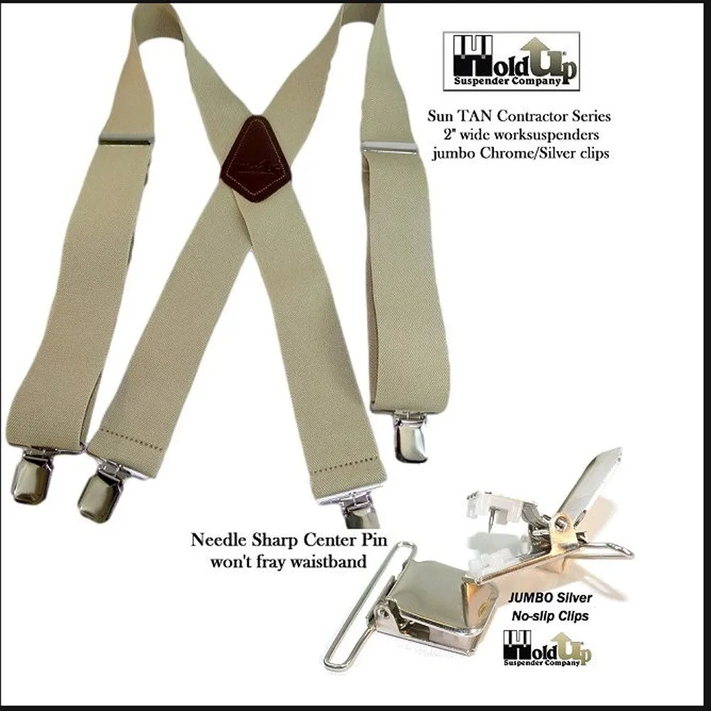 Hold-Up Suspender - Contractor Series Suspenders / Sun Tan #0520XS