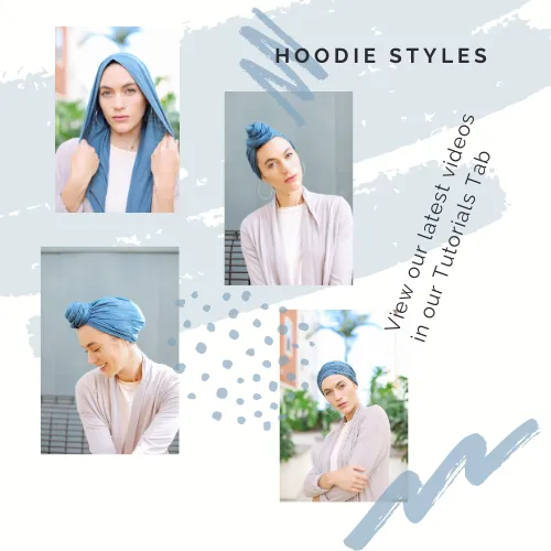 Hoodie Turban- Rose