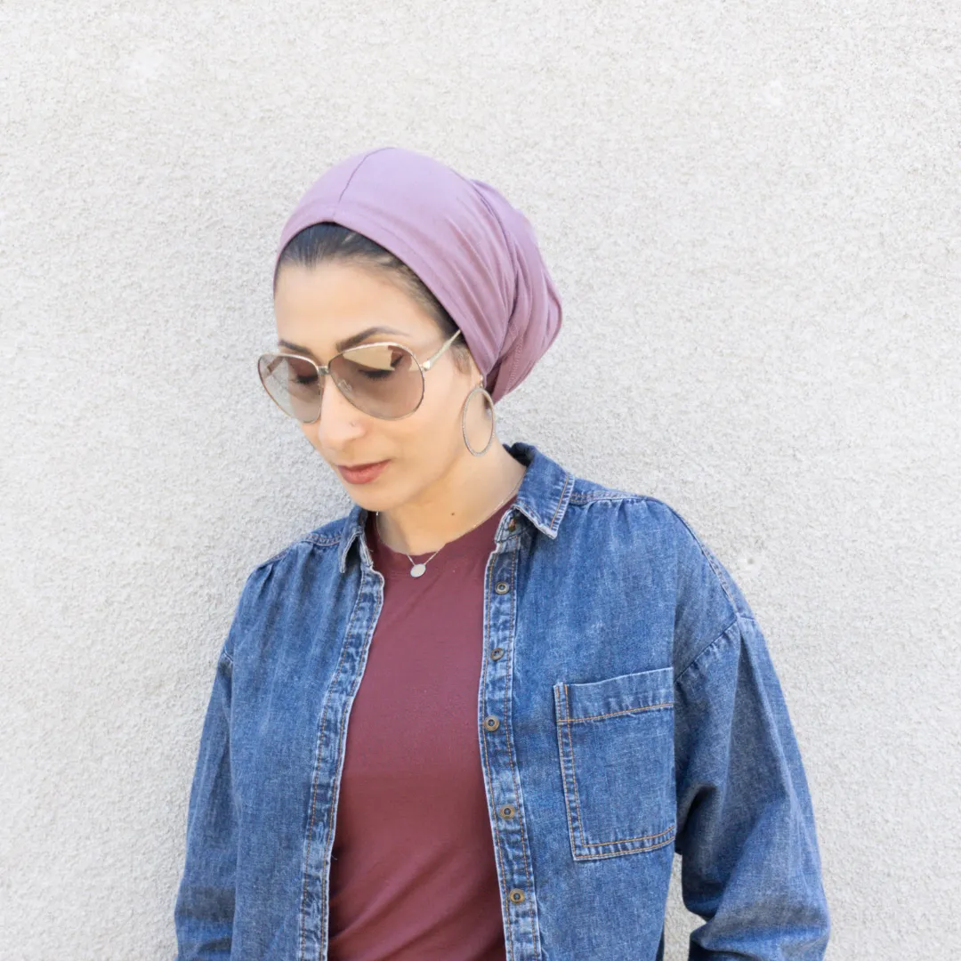 Hoodie Turban- Smokey Mauve