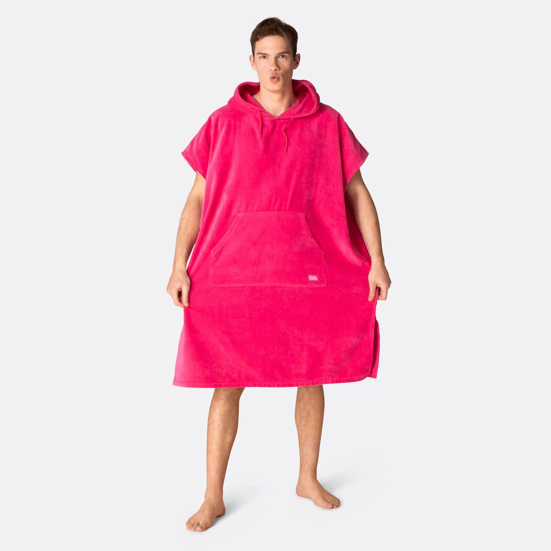 Hot Pink Badeponcho