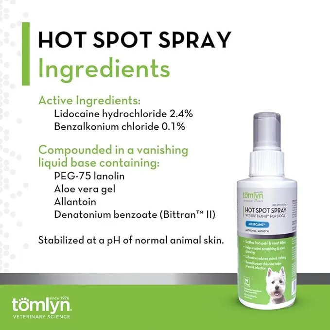 Hot Spot Spray (Allercaine) with Bittran