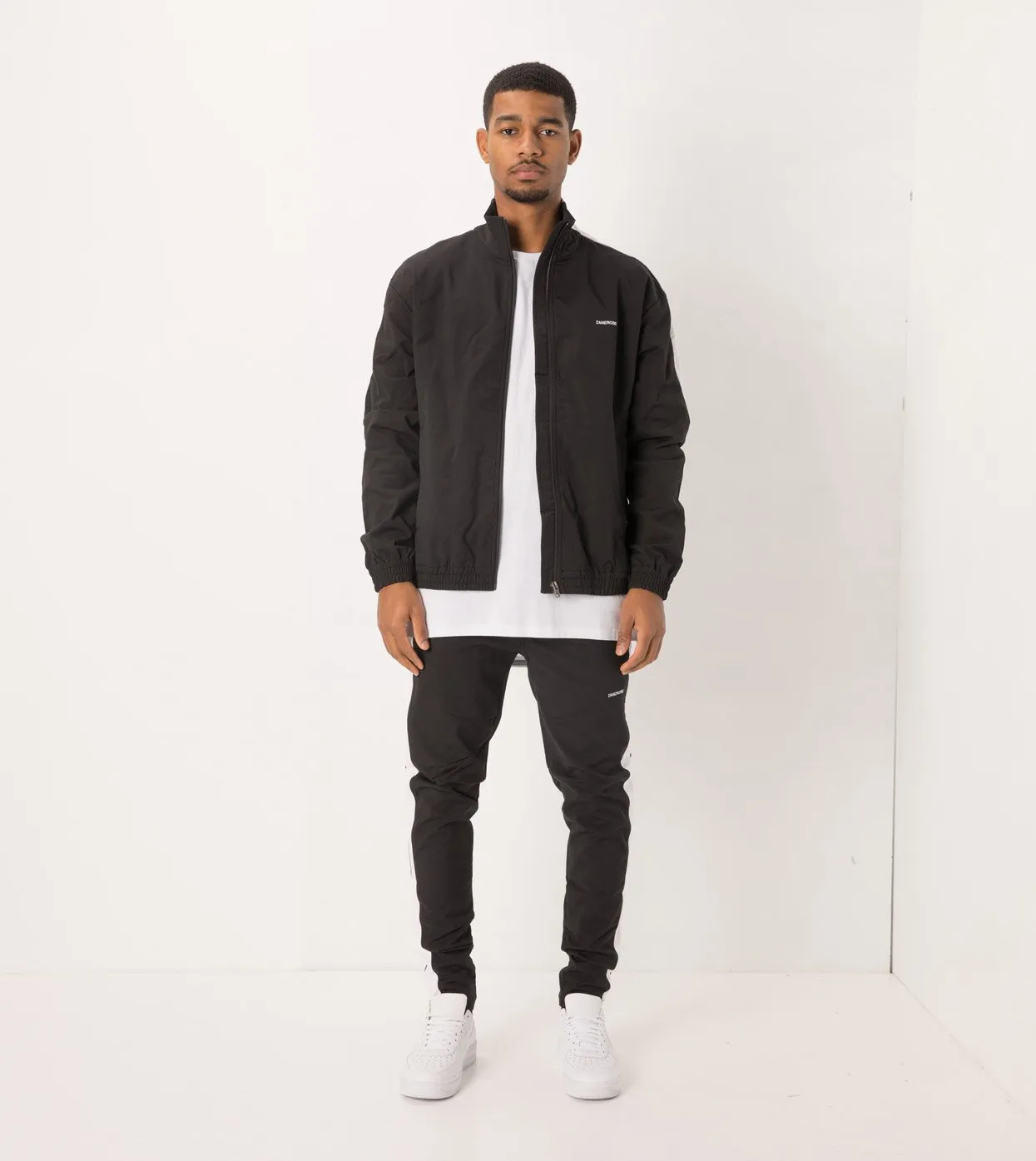 Jumpshot Track Jacket Black/White