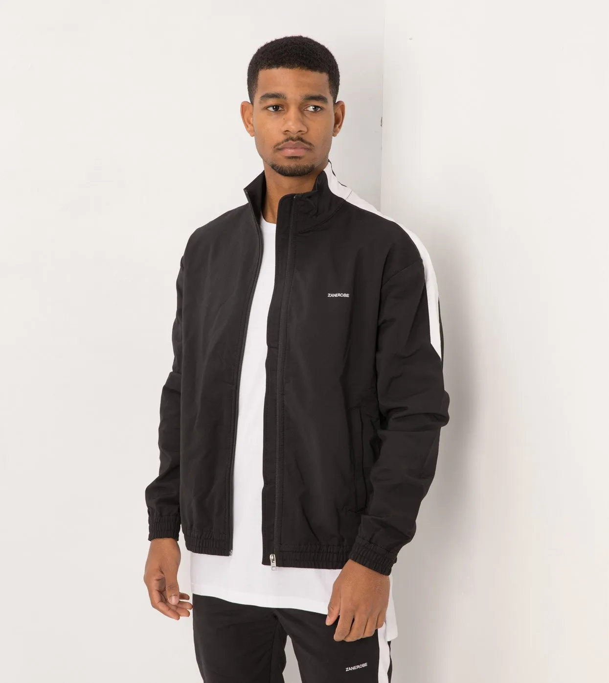 Jumpshot Track Jacket Black/White