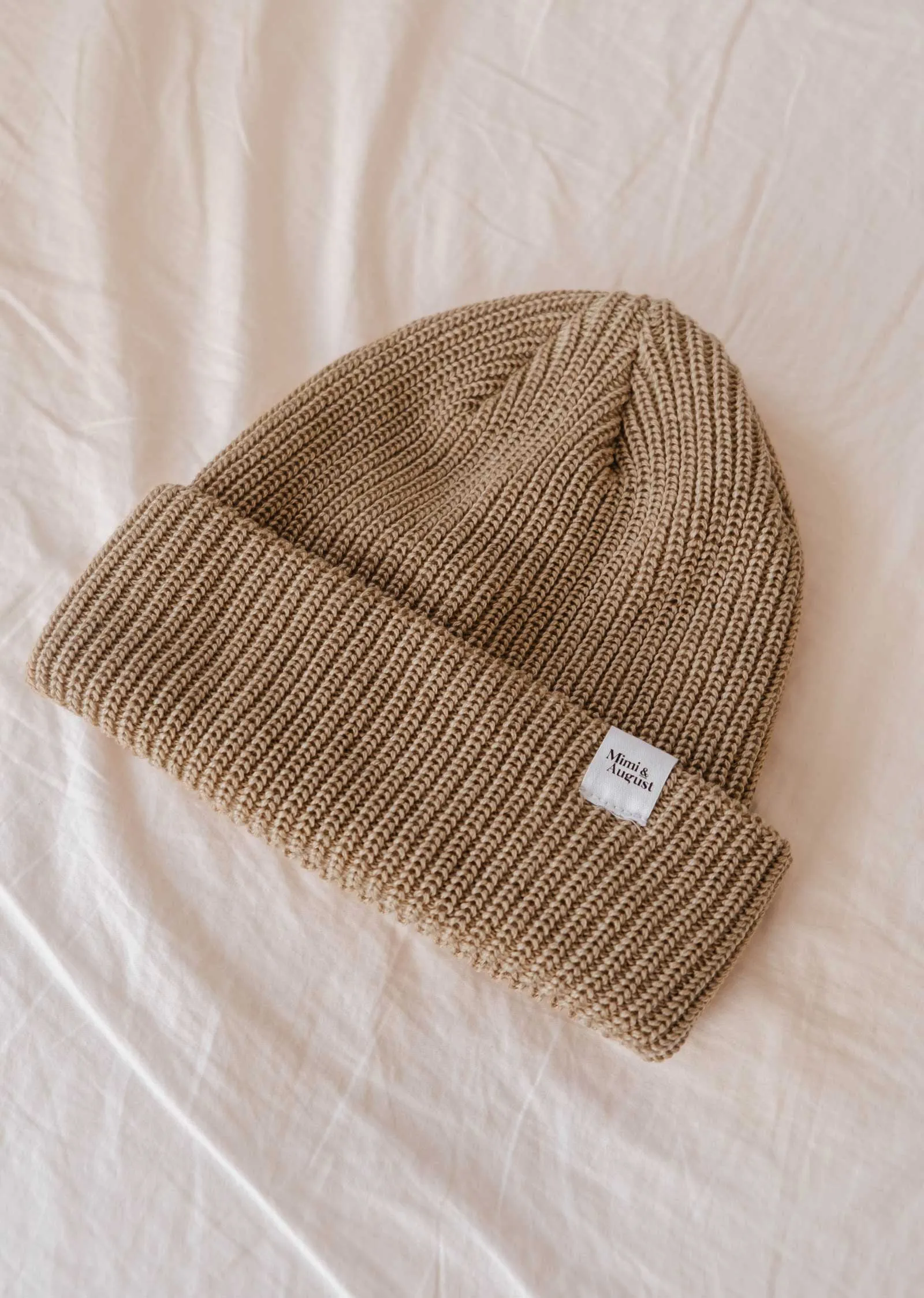 Khaki Cap Super Puff Beanie