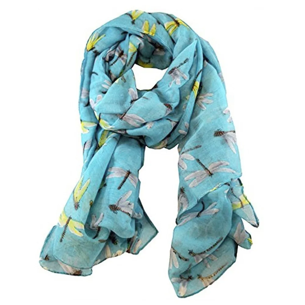 Lady Womens Long Cute Print Scarf Wraps Shawl Soft Scarves Fashion Women Cut Flowers Hollow Lace Gradient Silk Scarf Spring