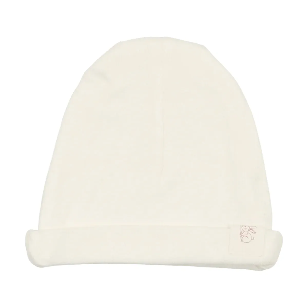 Lilette White w/ Flower Cotton Beanie