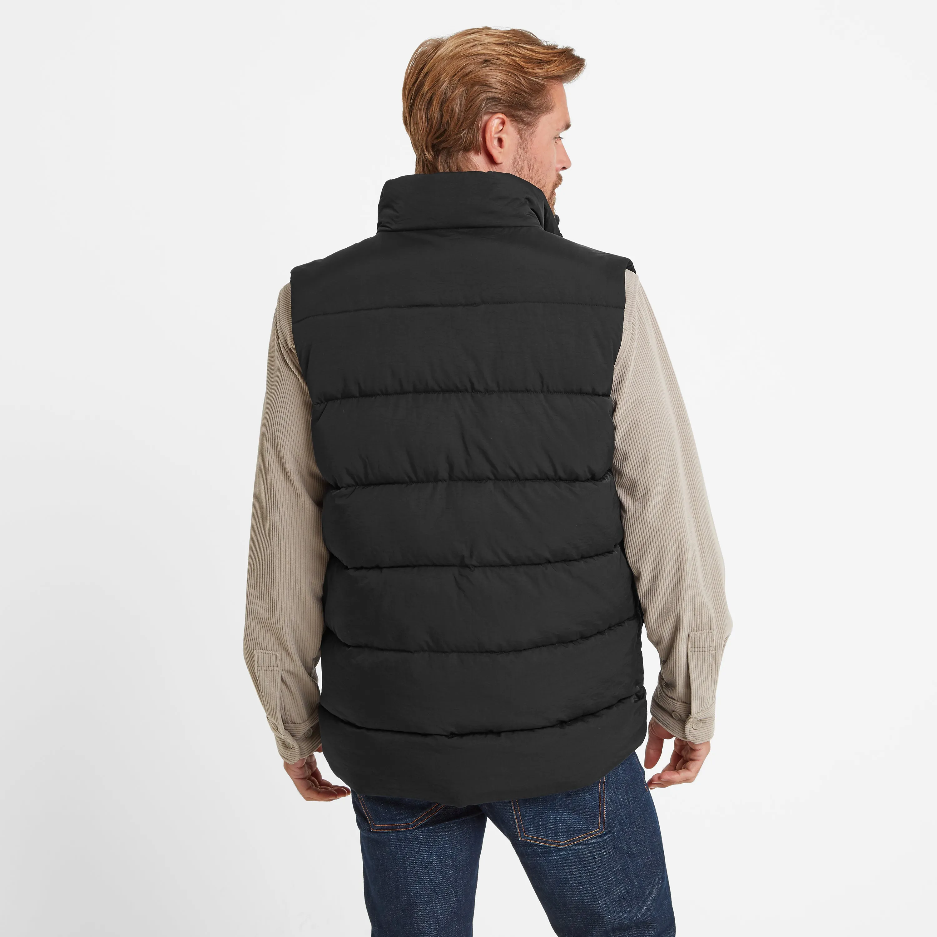 Lomax Mens Padded Gilet - Black