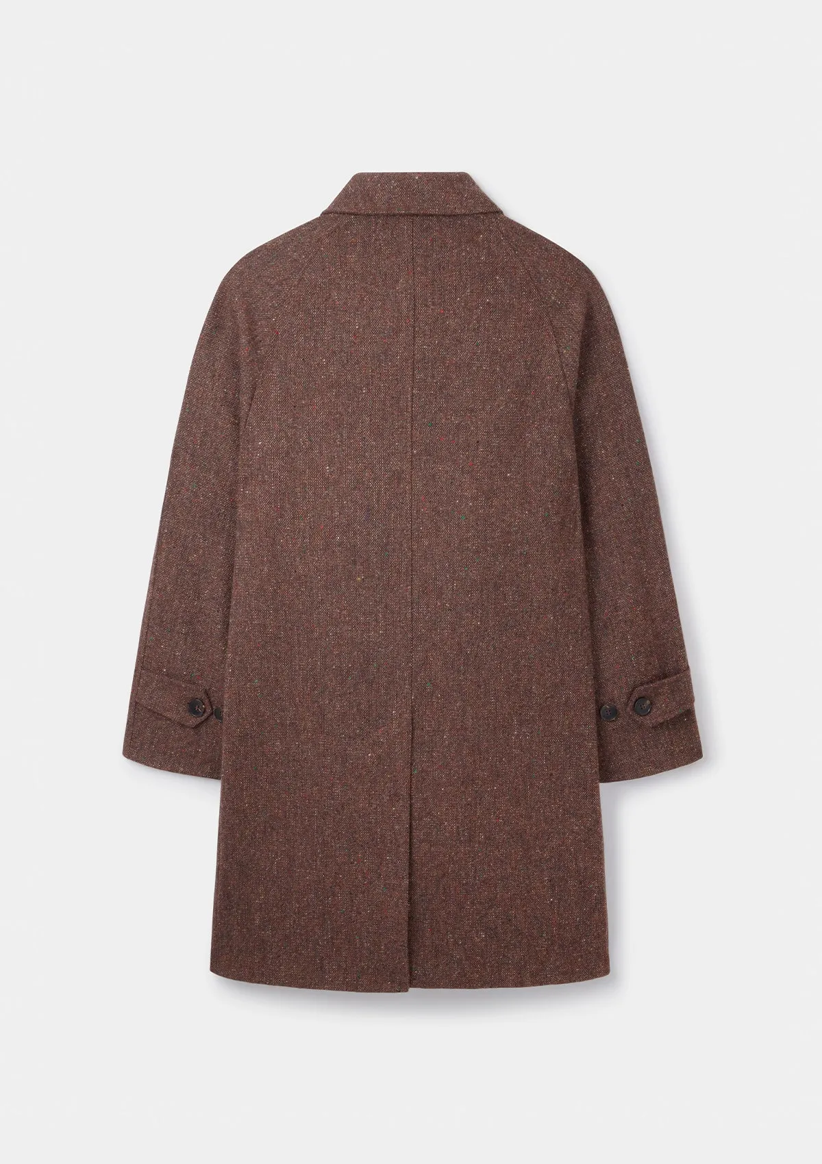 London Cloth Co. Brick Tweed Overcoat