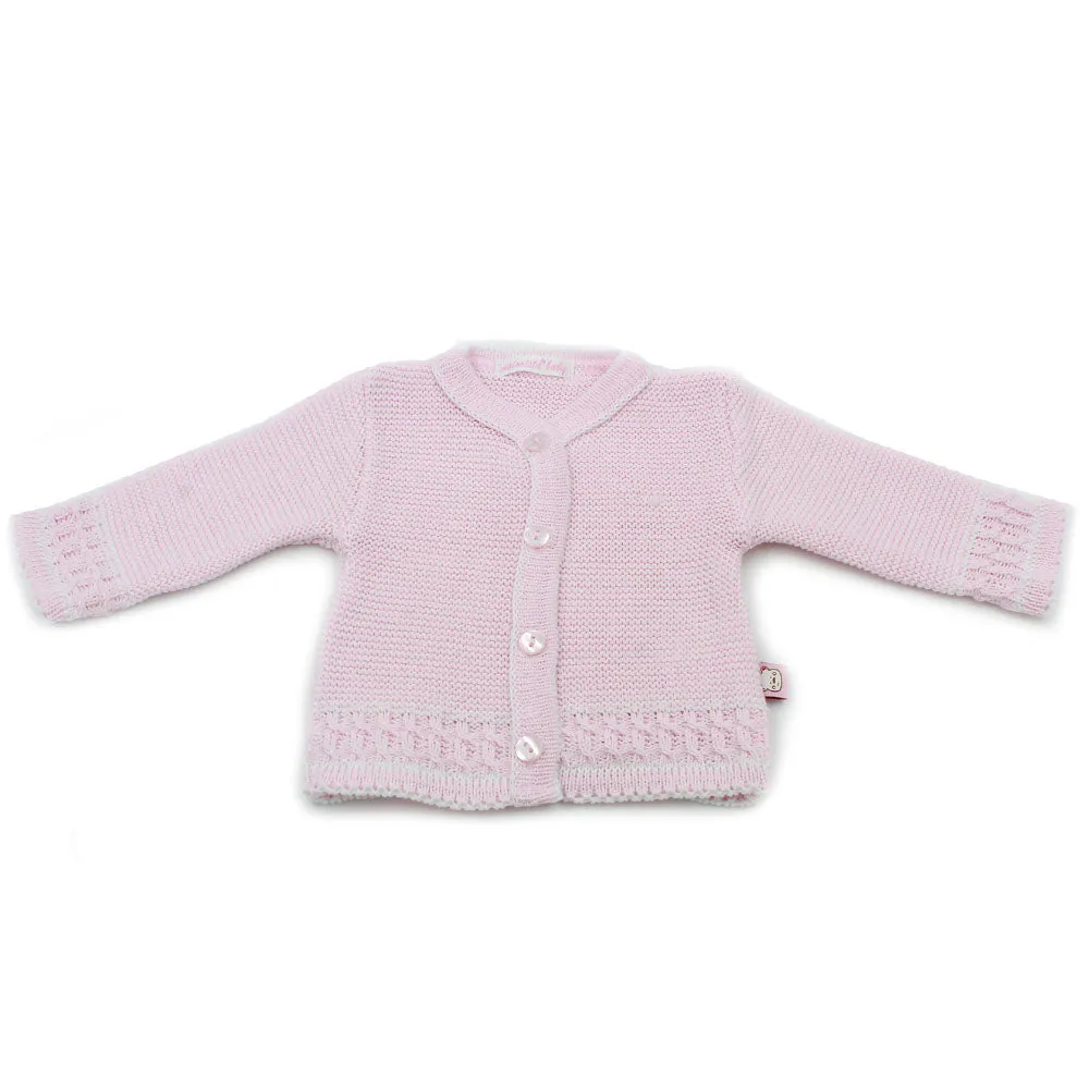 Maiorista Made in Portugal Knitted Newborn Baby Jacket, Various Colors