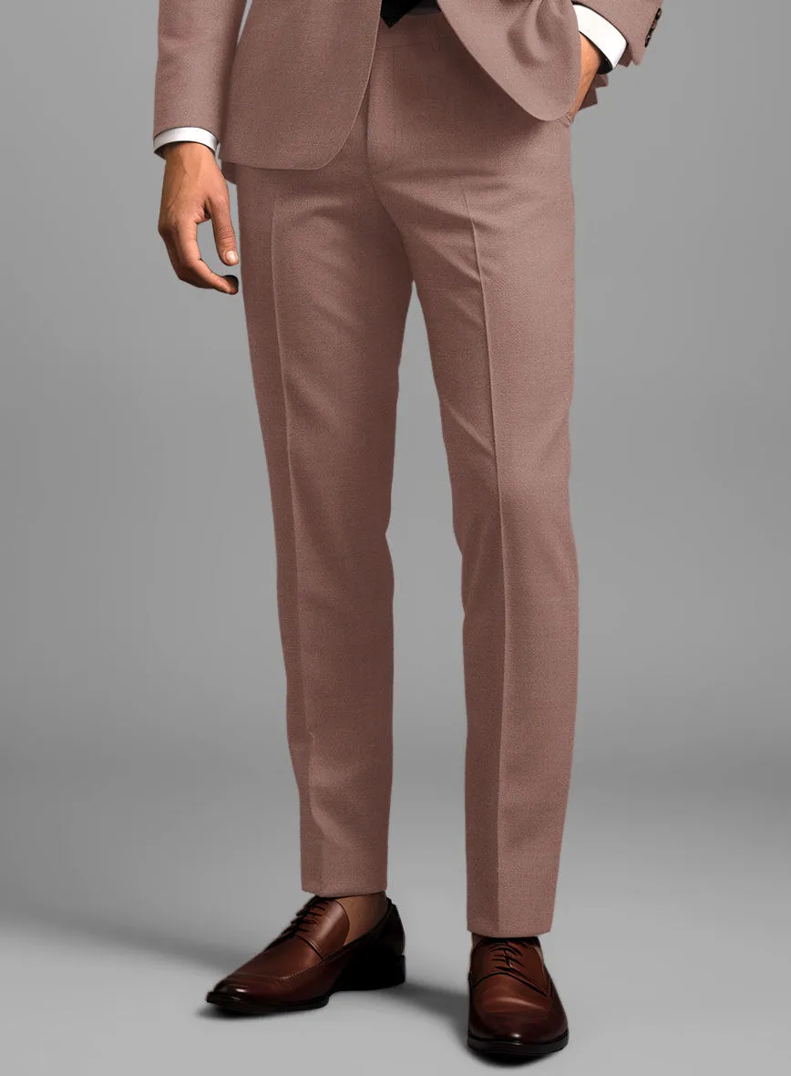 Marco Stretch Rose Taupe Wool Pants