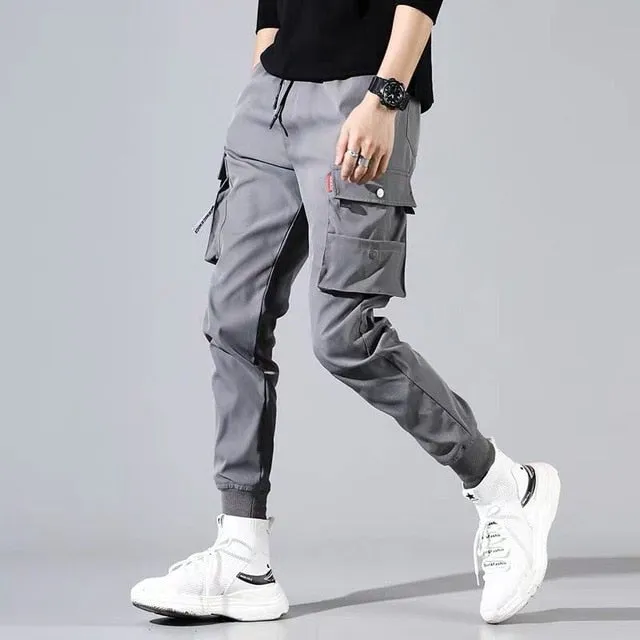 Men Hip Hop Sweat Casual Cargo Pants