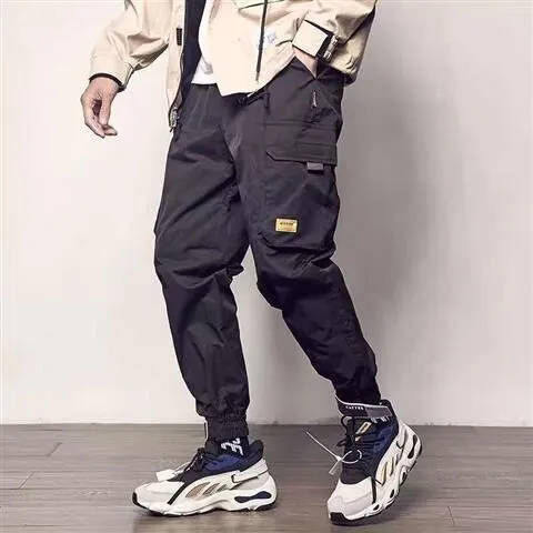 Men Hip Hop Sweat Casual Cargo Pants