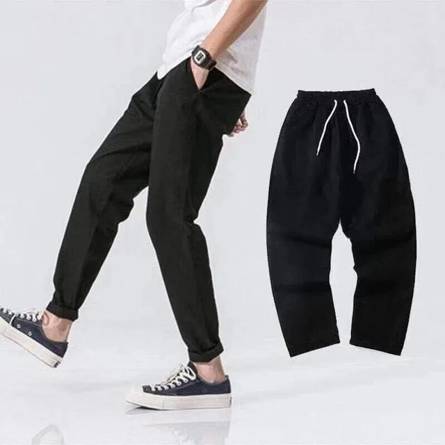 Men Hip Hop Sweat Casual Cargo Pants