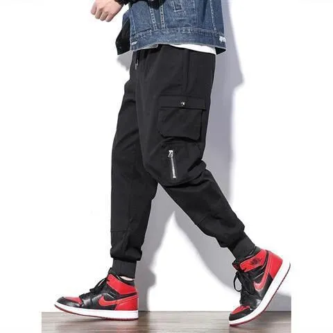 Men Hip Hop Sweat Casual Cargo Pants