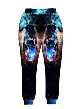 Men's 3D Bear Space Print Pants