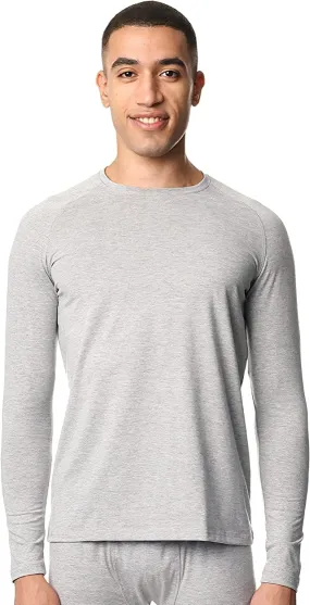 Men's Long Sleeve Cotton Undershirt - Gray