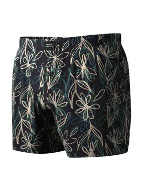 Men's Printed Boxer,Black