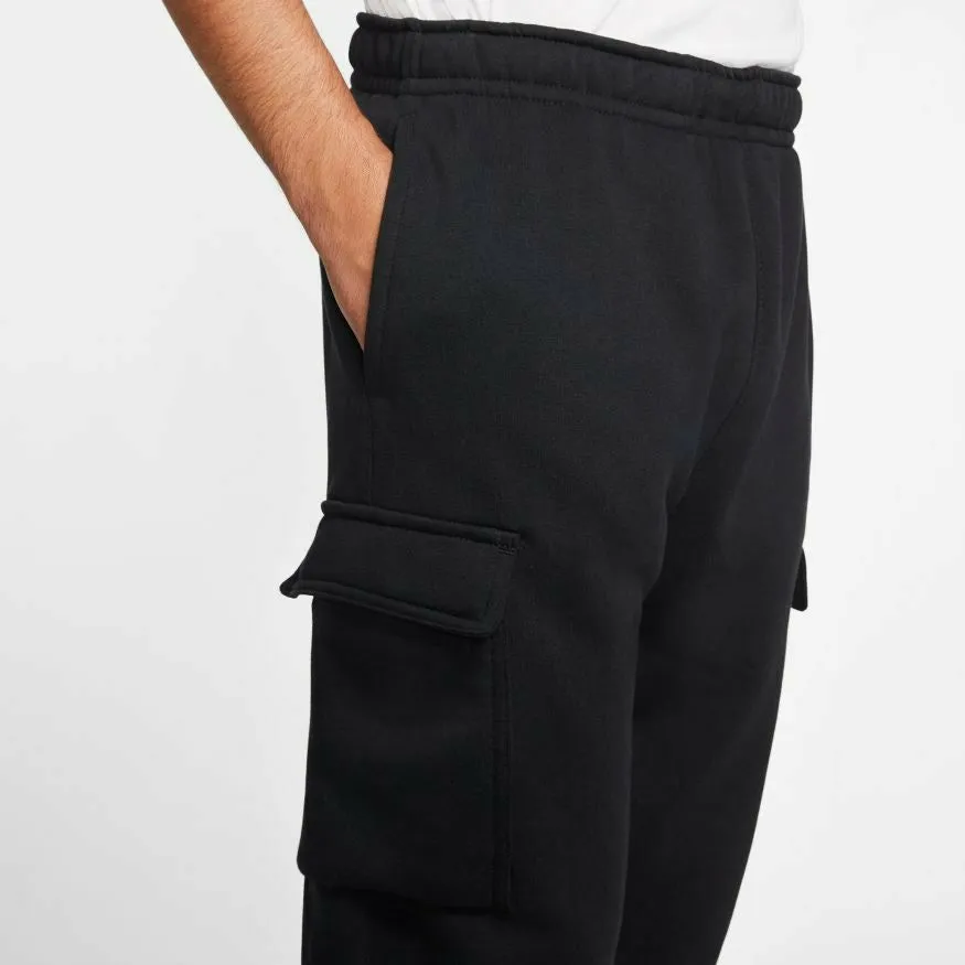 Mens Sportswear Club Fleece Cargo Pants - Black